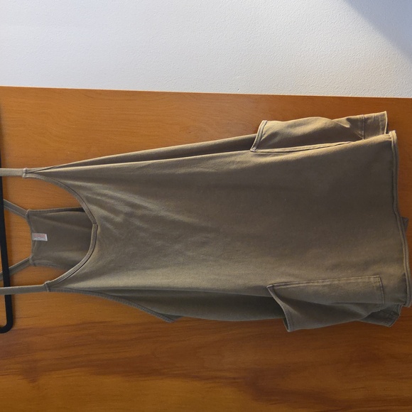 Free People Olive Green Jumpsuit. Like new. - Picture 4 of 5